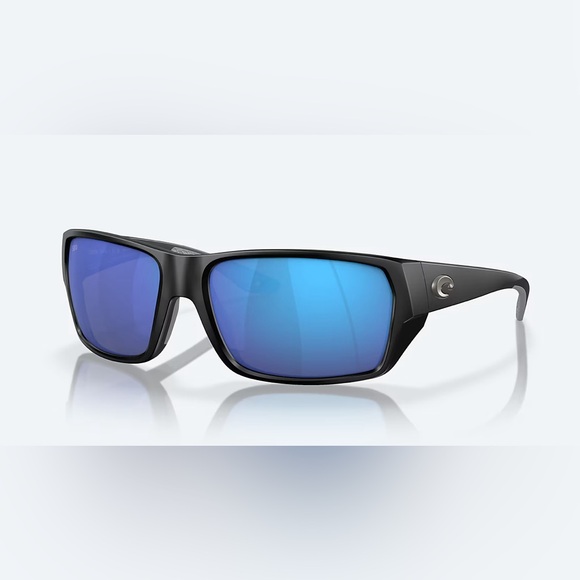 Costa Other - Costa Tailfin, Matte Black, Blue Polarized Sunglasses, NIB, Size Small
